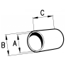 BUSSOLA DI RIDUZIONE DIAM INT  22,4 mm - immagine 2