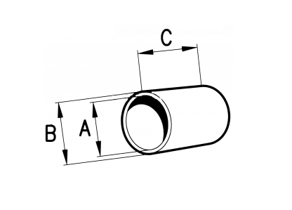 BUSSOLA DI RIDUZIONE DIAM INT  22,4 mm - immagine 2