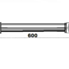 30014 ALBERO CARDANICO OMOLOGATO "CE" A PROFILO TRIANGOLARE SPINATO - CATEGORIA 2 - lunghezza 600 mm EUROCARDAN O BINACCHI - immagine 2