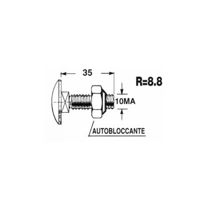 BULLONE  PER CARRI MISCELATORI 10X35
