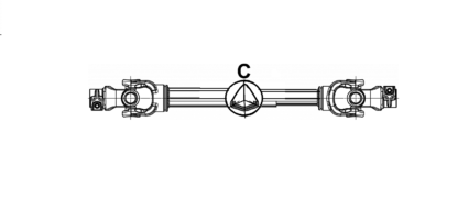 30014 ALBERO CARDANICO OMOLOGATO "CE" A PROFILO TRIANGOLARE SPINATO - CATEGORIA 2 - lunghezza 600 mm EUROCARDAN O BINACCHI - immagine 3