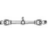 30029 73312042 ALBERI CARDANICI OMOLOGATI "CE" A PROFILO TRIANGOLARE SPINATO - CATEGORIA 4 - lunghezza 1000 mm EUROCARDAN O BINACCHI MADE IN ITALY - immagine 2