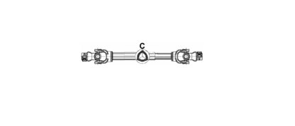 30017 ALBERO CARDANICO OMOLOGATI "CE" A PROFILO TRIANGOLARE SPINATO - CATEGORIA 2 - lunghezza 1000 mm EUROCARDAN O BINACCHI - immagine 2