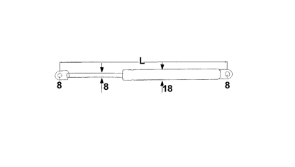 6-1001820 MOLLA A GAS MAUSER - immagine 2