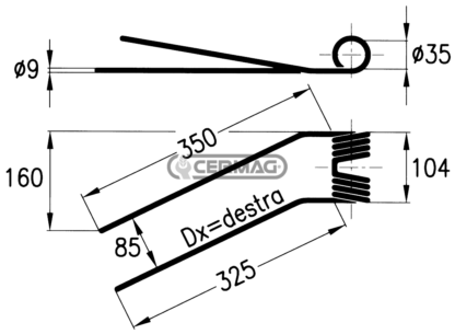 MOLLA PER GIRELLI GALFRÈ TIPO 1 DX