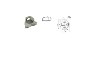 SERRATURA CON BRACCIOLO UNIVERSALE PER CABINE TRATTORI DX-SX
