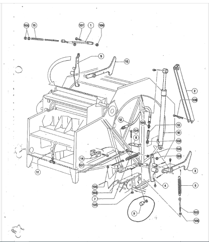 SP30077A   MOLLA GANCIO PORTELLONE  ORIGINALE SUPERTINO RIF 6 - immagine 2