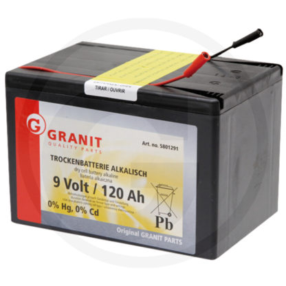 BATTERIA ALCALINA 9 VOLT 120 AH