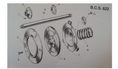 FONDELLO PIATTO FRIZIONE BCS 622 - immagine 2