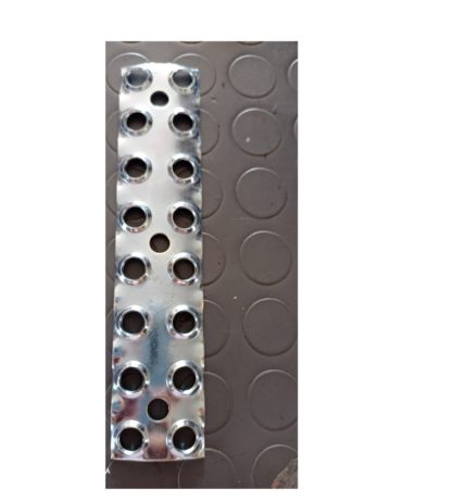 66.209 PIASTRINA giuzione cinghie INTERNA 8+8 FORI PER CINGHIA ROTOPRESSA GALLIGNANI-WELGER