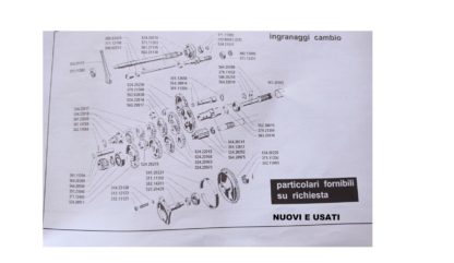 INGRANAGGI CAMBIO MOTOFALCIATRICE BCS 622