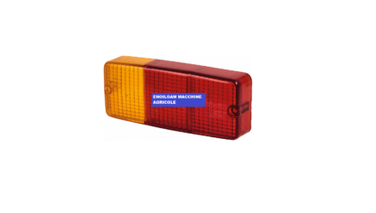 RODOVETRO POSTERIORE DX(ROSSO-ARANCIO)