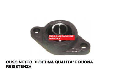 SUPPORTO A FLANGIA A DUE FORI CON CUSCINETTO AUTOALLINEANTE UCFL 204  d.20