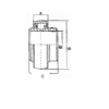 CUSCINETTO PER SUPPORTI UC 209 d.45 - immagine 2