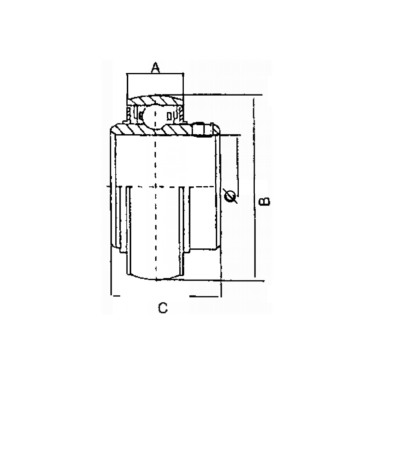 CUSCINETTO PER SUPPORTI UC 209 d.45 - immagine 2