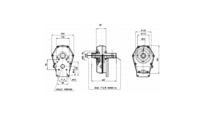 MOLTIPLICATORE CON PRESA  PER CARDANO PER POMPE GRUPPO 2 e 3  Attacco Maschio - femmina 1"3/8 - immagine 2