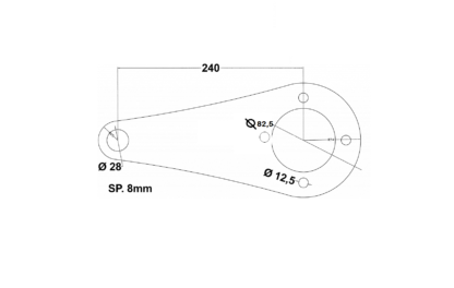FLANGIA PER MOLTIPLICATORE GRUPPO 3 - immagine 2