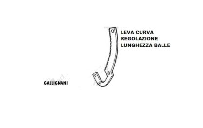LEVA CURVA REGOLAZIONE LUNGHEZZA BALLE