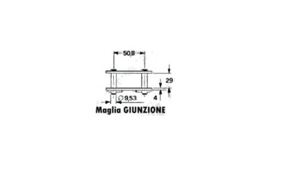 MAGLIA GIUNZIONE PASSO 50,8