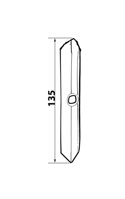 56786 VOMERE DRITTO 40X5
