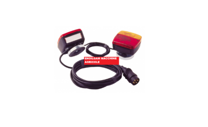 KIT COMPLETO DI FANALI MONTATO SU SUPPORTO MAGNETICO