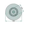 647TT-20F  ROTOFALCE A TAMBURI PZ  DISCO FOLLE PZ KUHN ORIGINALE 184 P.Z. 185 PZ 186 PZ 187  Z1100870,TT-20, TT20K0 - immagine 2