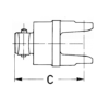 RUOTA LIBERA CAT.6 - ROTAZIONE : DX - ATTACCO: 1" 3/8 - Z.6 EUROCARDAN - immagine 2