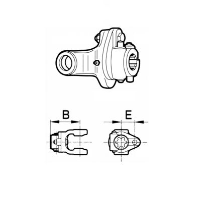 LIMITATORE A BULLONE DI TRANCIO CAT.6- ATTACCO:1" 3/8 - Z.6  EUROCARDAN - immagine 2