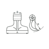 MAZZA PER TRINCIA AGRIMASTER KNE-KA-KP-KV