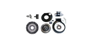 KIT AVVIAMENTO ELETTRICO COMPLETO LOMBARDINI 4LD 640/705/820 - LDA 96/97/100/820-Volano completo di corona 9880.791