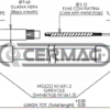 CAVO TIPO WALVOIL CON GIUNTI GIREVOLI l.3000 mm - immagine 2