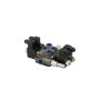 Distributore idraulico oleodinamico elettrico 3/8' doppio effetto 3 leve 12 V