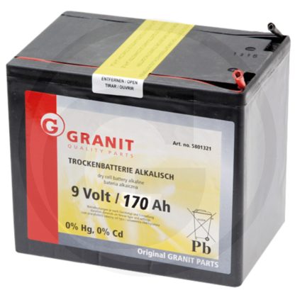 BATTERIA ALCALINA PER ELETTRIFICATORI 170 AH