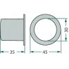 58531500 BOCCOLA IN NYLON ANDANATORE KUHN  440M, 440P, 440SRP, 440T, 452M, 452P, 452T,3701 - immagine 2