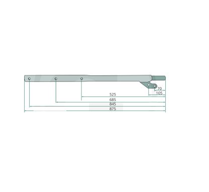 57713210 BRACCIO PORTADENTI ANDANATORE KUHN GA 3201G , 3201GM - immagine 2