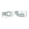 57700410 MANOVELLA DI COMANDO ANDANATORE KUHN GA 230G, 280G, 280GM, 300G, 300GM, 300GT, 300VR, 301G, 301GM, 3200GM, 3200GT, 3201G, 3201GM, 3501GM, 3501S, 402GM, 402N, 6000, 6002, 6501 - immagine 2