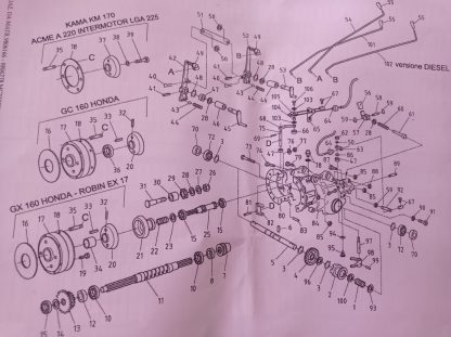 0228700220 MOLLA FRIZIONE CONICA MOTOCOLTIVATORE BENASSI MC2300 - immagine 2