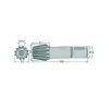 153003.7 PIGNONE 12 DENTI  ANDANATORE KRONE KS 6.20/20 Duo, 6.20-6.80/20 Duo, 6.21/20 Duo, 6.50-7.60/24 Duo Vario, 6.80-13.00 Duo Uni III, 13.00 Duo II - immagine 2