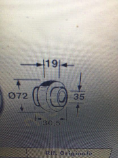 00.70.464 CUSCINETTO PER RULLO FOLLE ROTOPRESSA GALLIGNANI - immagine 2