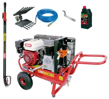 LM012 KIT PER LA RACCOLTA DELLE OLIVE MOTOCOMPRESSORE LISAM