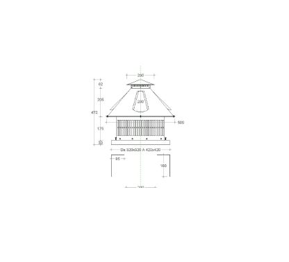 ASPIRATORE CAMINO ELETTRICO ZINCO - immagine 2