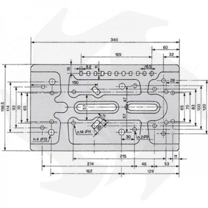 65010 SEDILE PER TRATTORE GT50 CON MOLLEGGIO M20 VERICALE E GUIDE CON CINTURE DI SICUREZZA - immagine 3