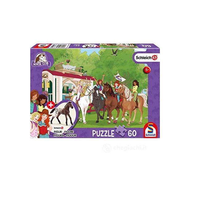 PUZZLE CAVALLI 60 PZ HORSE CLUB SCHLEICH – ENOILGAM RICAMBI E MACCHINE  AGRICOLE NUOVE E USATE TEL.: 3398921465