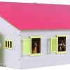 SCUDERIA IN LEGNO ROSA CON 7 BOX PER CAVALLI KIDS GLOBE - immagine 2
