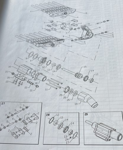 KIT GUARNIZIONI PER ABBACCHIATORE - immagine 2