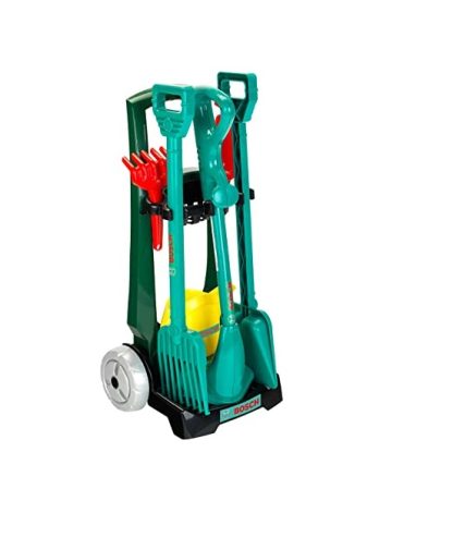 SET CARRELLO DA GIARDINO BOSCH PER BAMBINI 7 ATTREZZI KLEIN