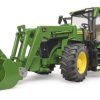 TRATTORE JOHN DEERE 350 CON CARICATORE FRONTALE BRUDER - immagine 2