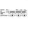 66.000 CATENA LERDA- 68 Attacchi (mt 9,52) Passo 70 - Foro ø26 RIF.ORIG.R1230