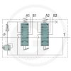 DISTRIBUTORE 2 LEVE DOPPIO EFFETTO 40 LT - immagine 2
