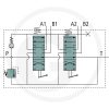 DISTRIBUTORE A DUE LEVE 1/2 DOPPIO EFFETTO 80LT - immagine 2